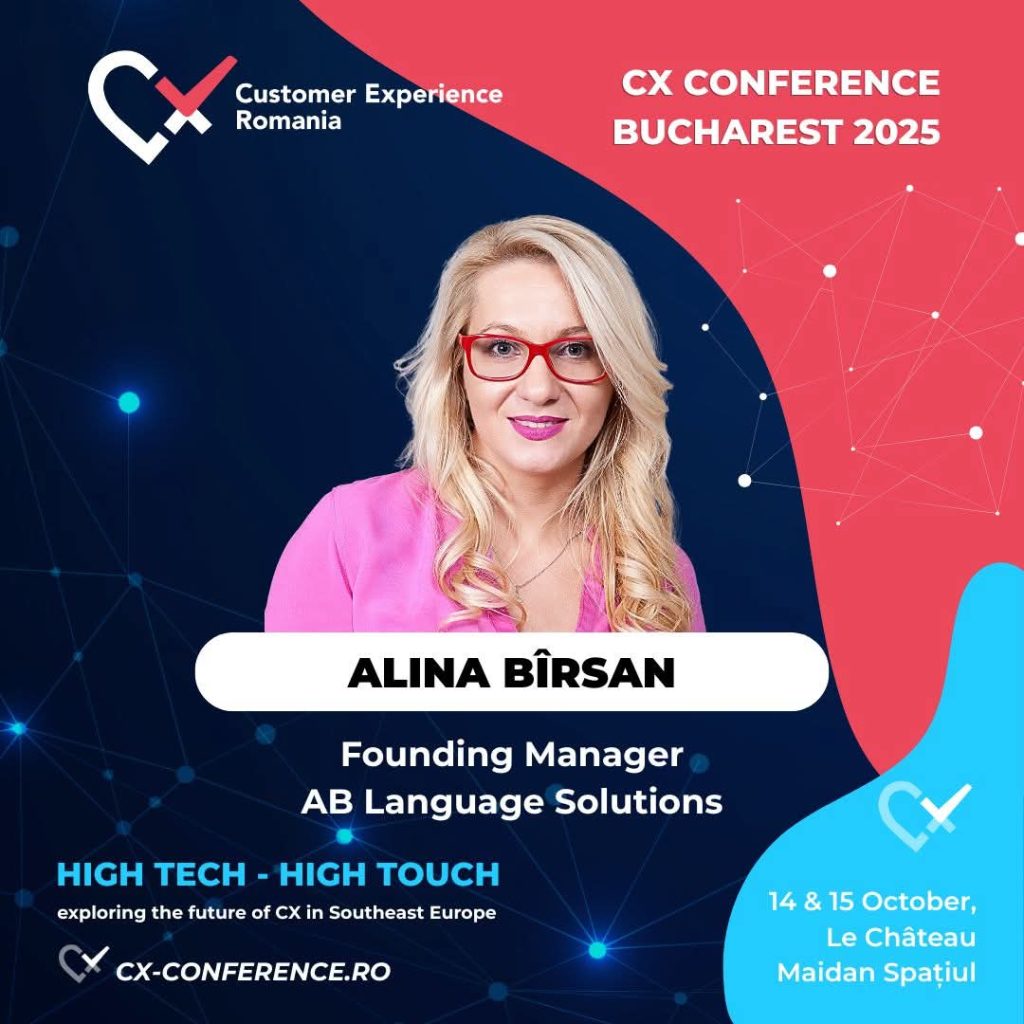 CX Conference Bucharest 2025 - Alina Bîrsan